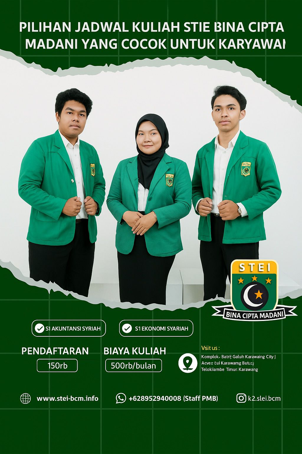 Pilihan Jadwal Kuliah STIE Bina Cipta Madani yang Cocok untuk Karyawan