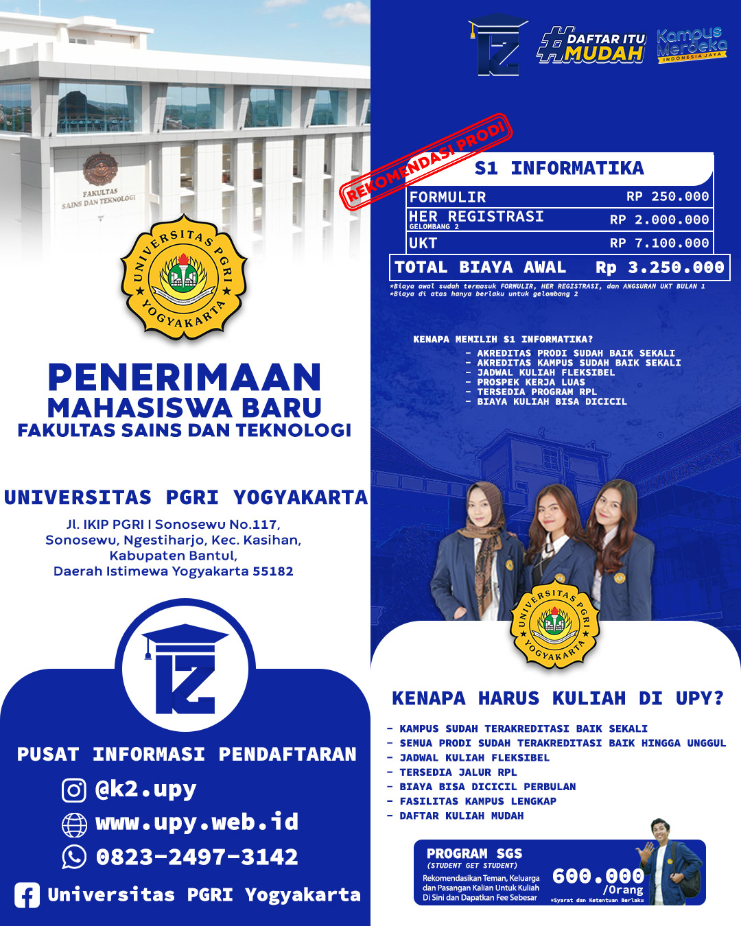 PROSPEK KERJA LULUSAN S1 INFORMATIKA UNIVERSITAS PGRI YOGYAKARTA
