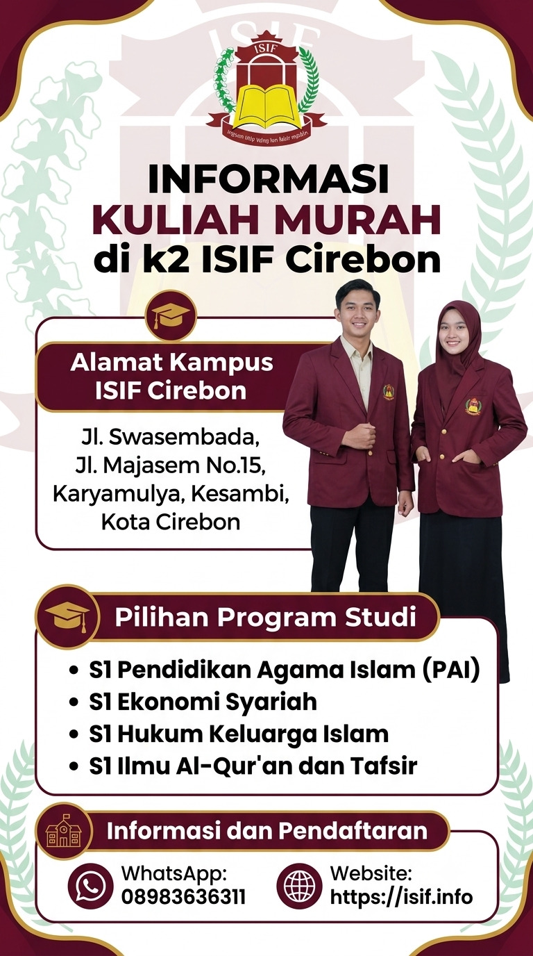 Informasi Kuliah Murah di k2 ISIF Cirebon