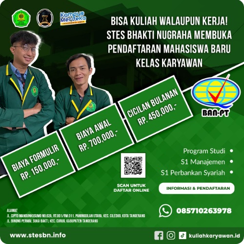 Kampus S1 Perbankan Syariah di Ciledug STES Bhakti Nugraha