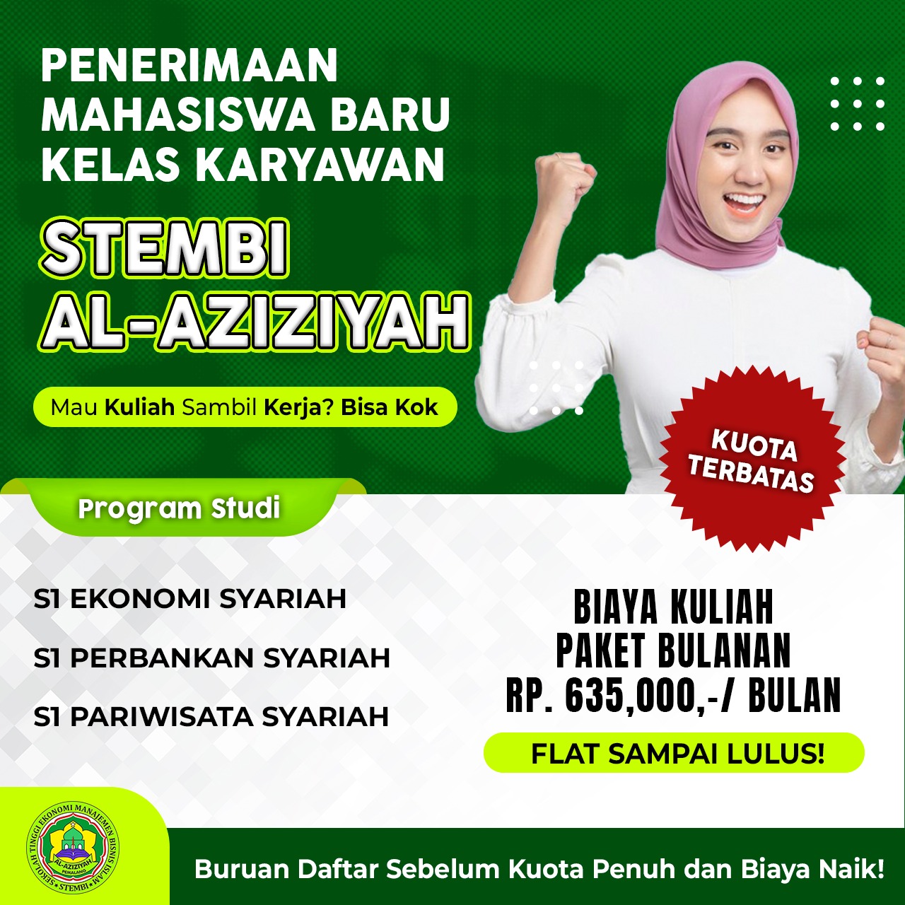 Gelombang pendaftaran STEMBI Al-Aziziyah