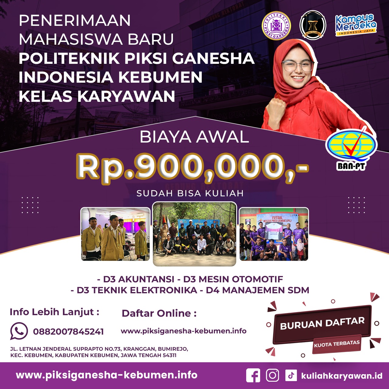 Keuntungan Kuliah di Politeknik Piksi Ganesha Indonesia kebumen