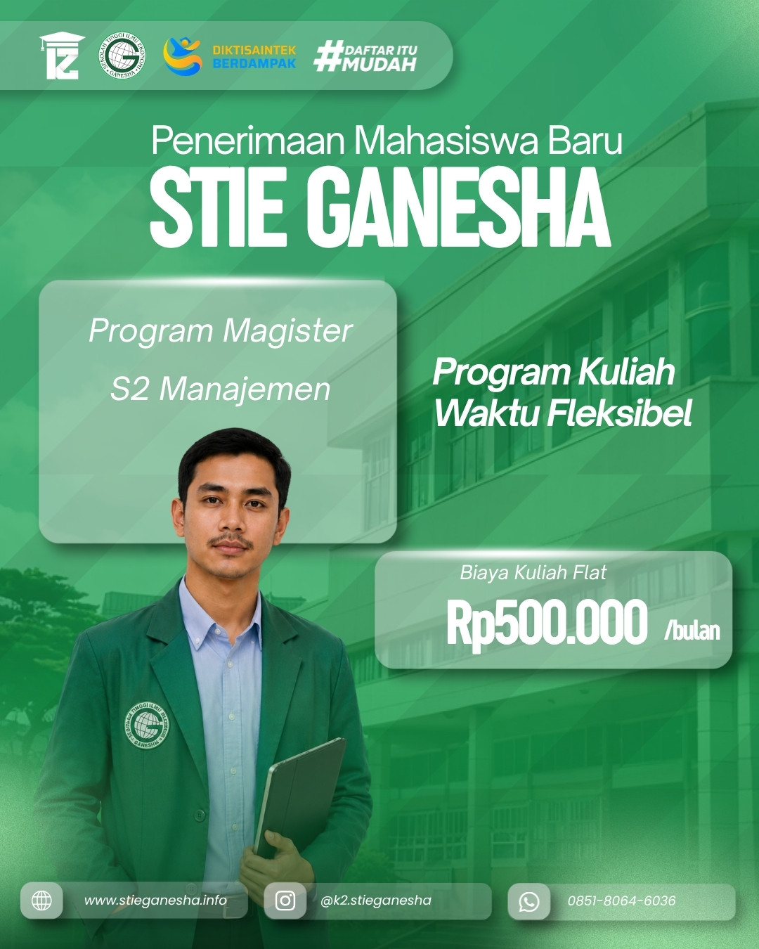 Penerimaan Mahasiswa Baru Program Magister Manajemen di Jakarta