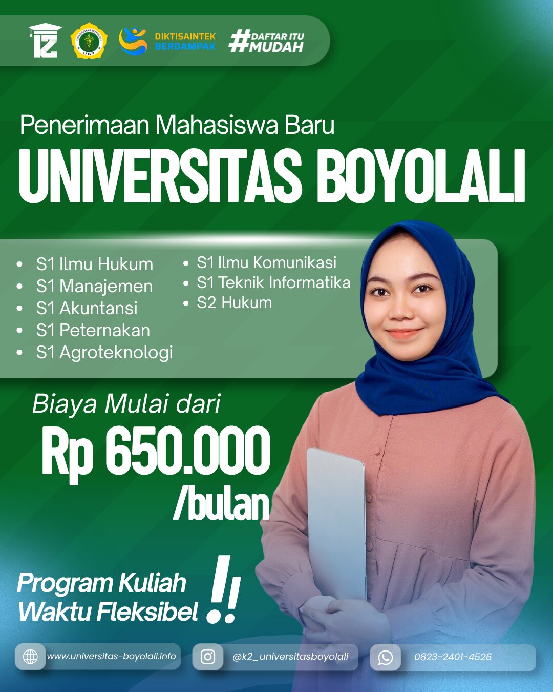 Daftar Kuliah Kelas Karyawan Universitas Boyolali