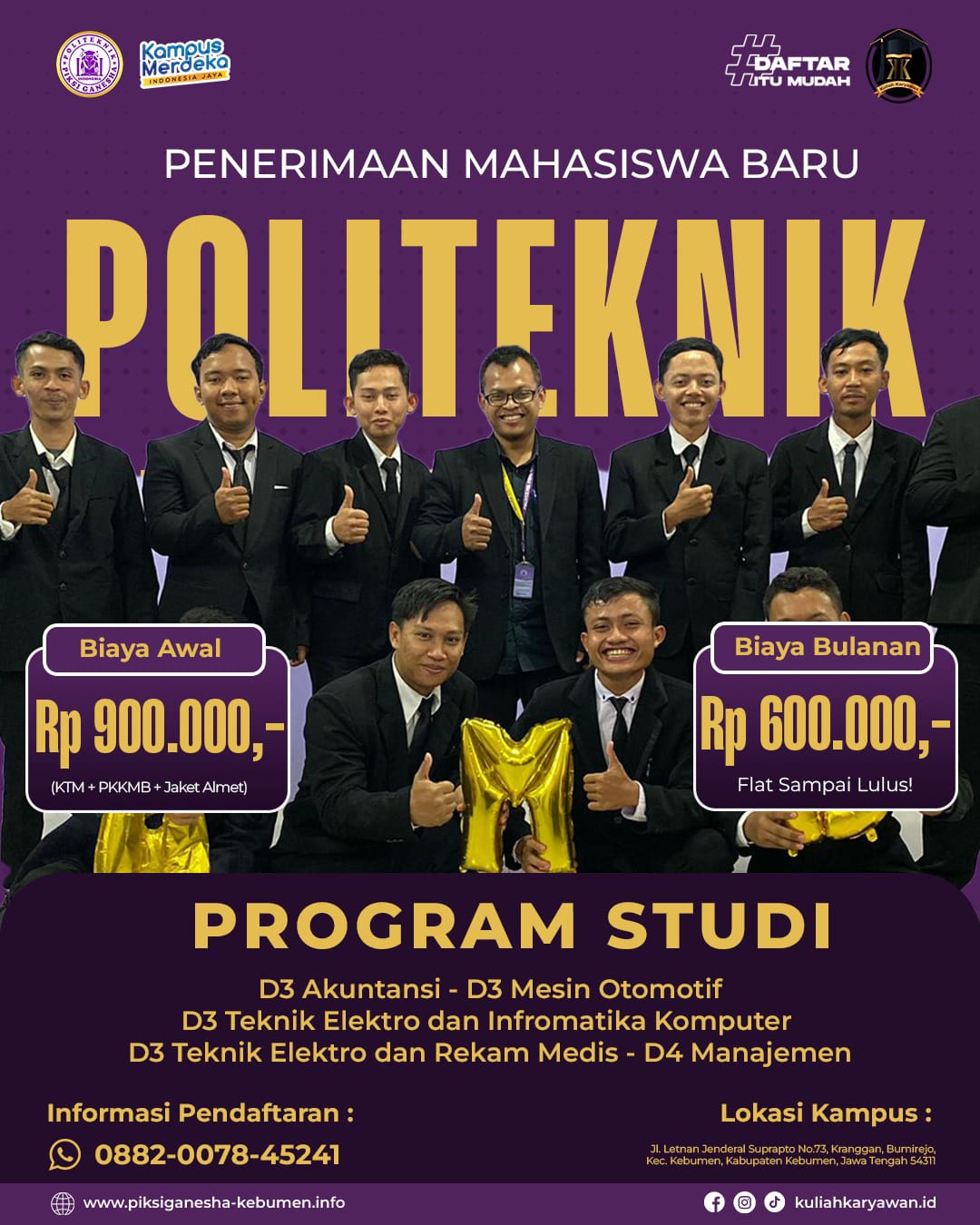 Kegiatan Kampus Politeknik Piksi Ganesha Indonesia Kebumen
