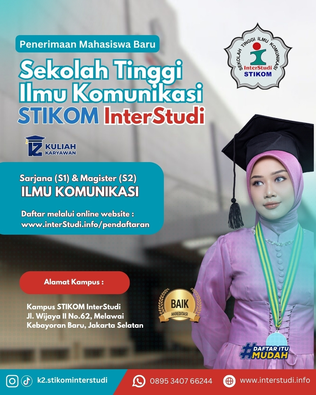 Kuliah Sarjana dan Magister Ilmu Komunikasi Biaya Terjangkau di Jakarta Selatan 