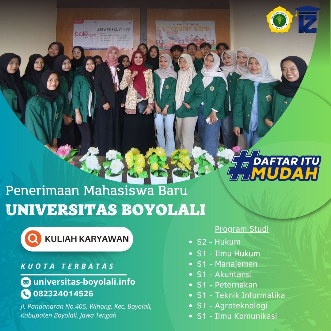 Cara Daftar Kuliah Di K2 Kampus Universitas Boyolali