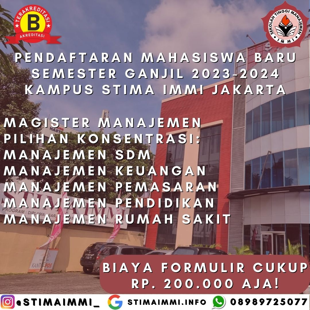 Kampus Magister Manajemen STIMA IMMI Jakarta Selatan