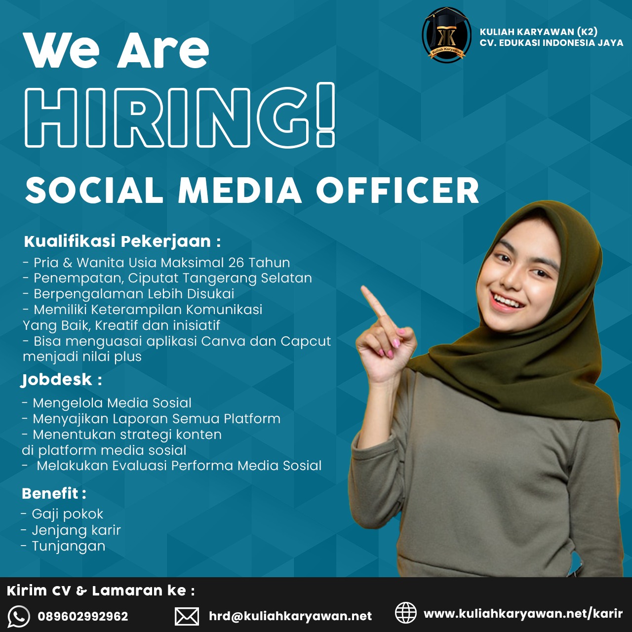 Social Media Officer (Ciputat)