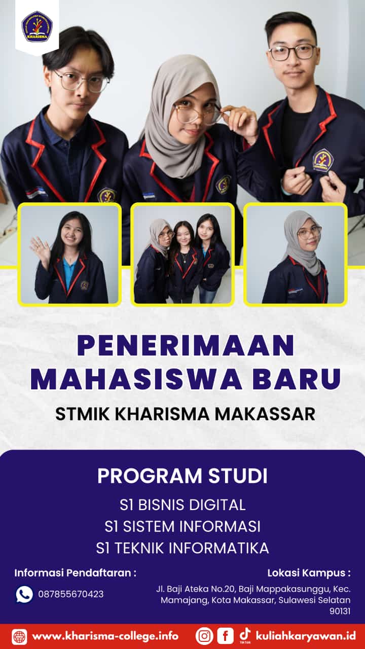 Batas Pendaftaran Kuliah di STMIK Kharisma Makassar