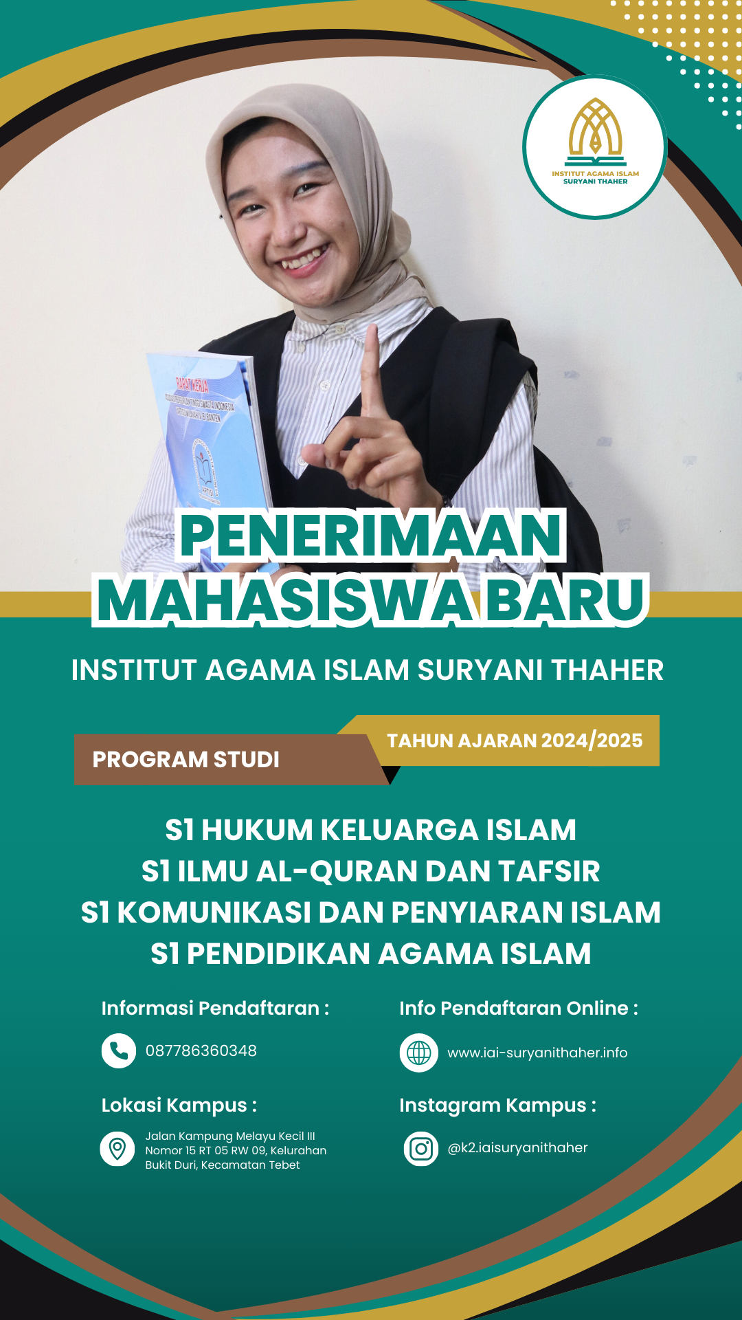 Tempat kuliah karyawan hanya di IAI Suryani Thaher 