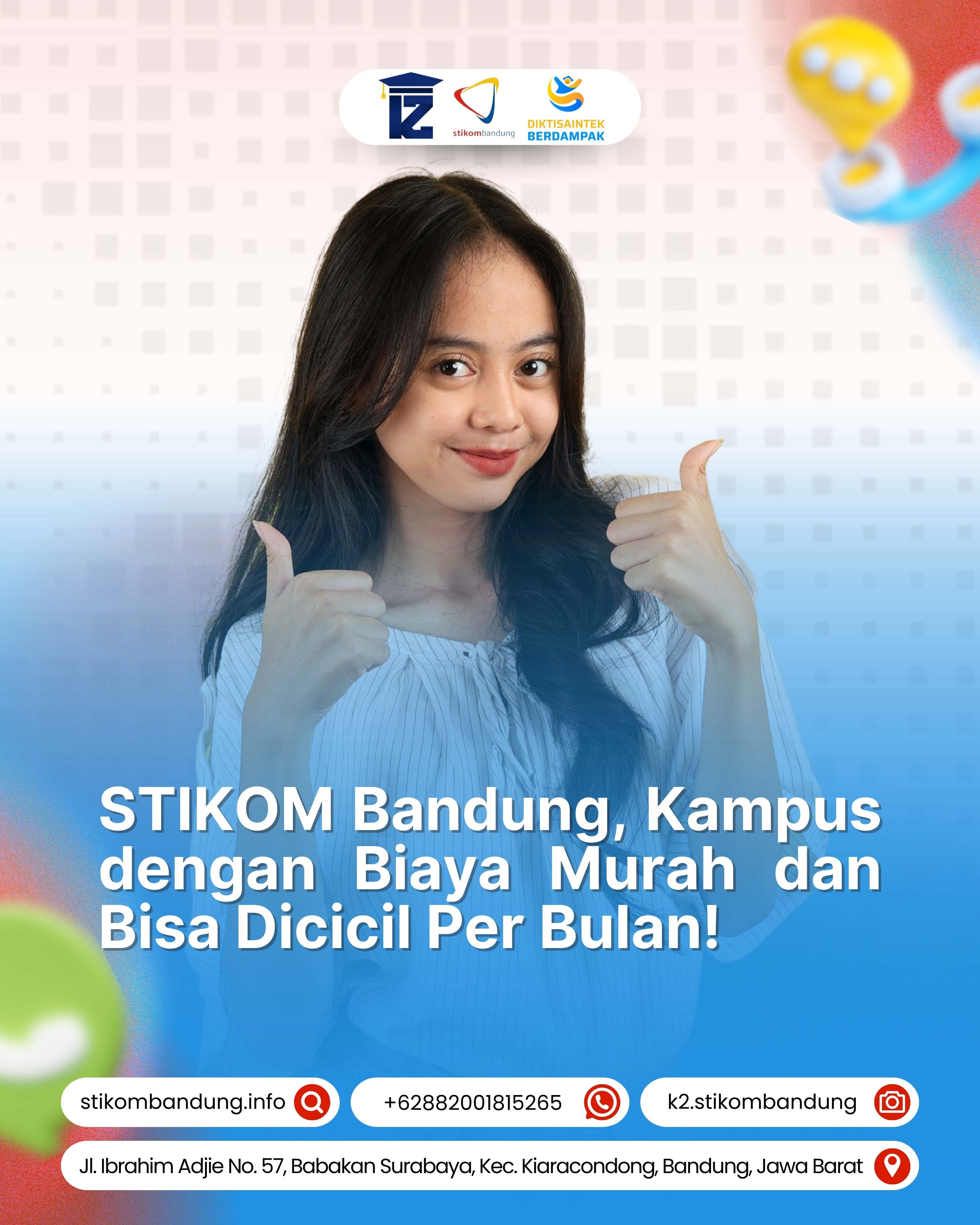 STIKOM Bandung Kampus dengan Biaya Murah dan Bisa Dicicil Per Bulan