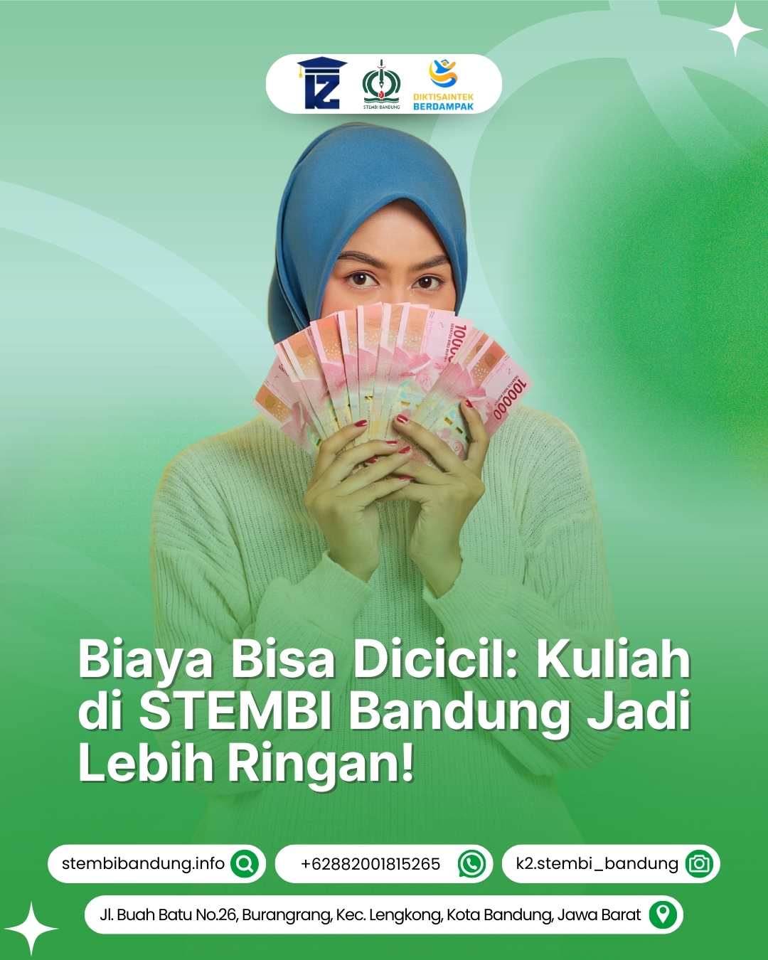 Biaya Bisa Dicicil Kuliah di STEMBI Bandung Jadi Lebih Ringan