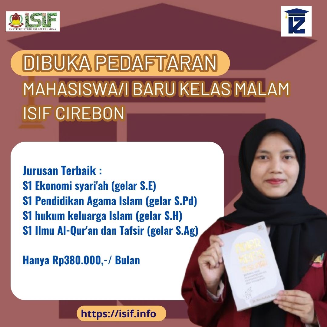 Mari Bergabung Bersama Kuliah Karyawan Institu Studi Islam Fahmina