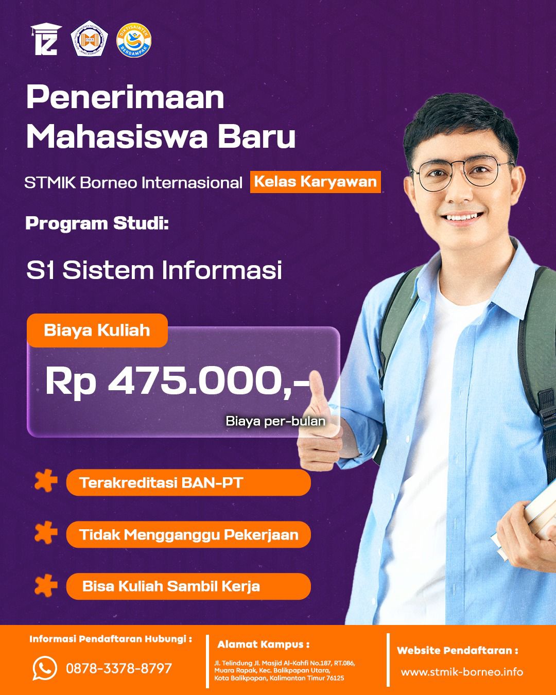 Kuliah Full Online S1 Sistem Informasi di Balikpapan Kampus STMIK Borneo 