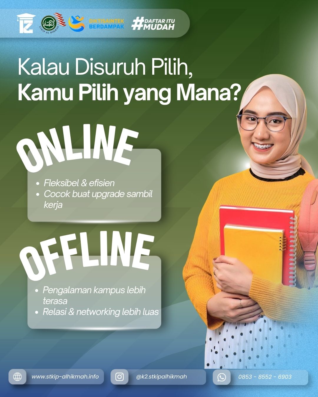 Kuliah Online Surabaya Biaya Flat 600Ribu Sudah Include Almamater Dan EKTM