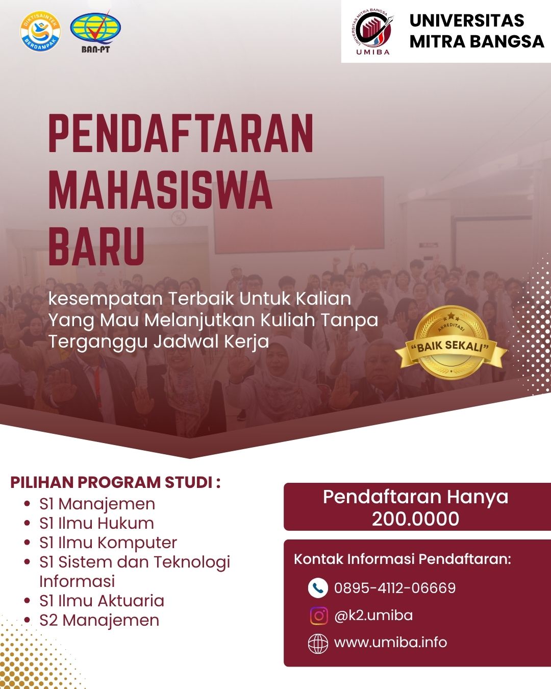 Cara Mudah Menjadi Mahasiswa Di Universitas Mitra Bangsa