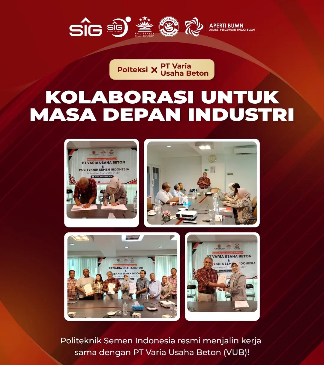 Kolaborasi Polteksi Bersama PT Varia Usaha Beton