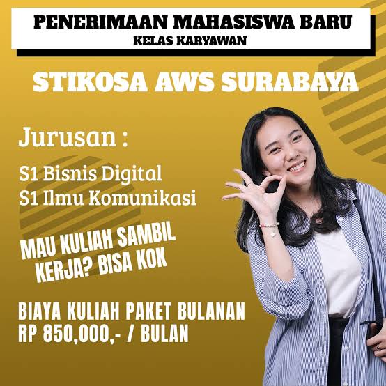 Amankan Namamu Dengan Segera Mendaftar Sebagai Mahasiswa di STIKOSA AWS