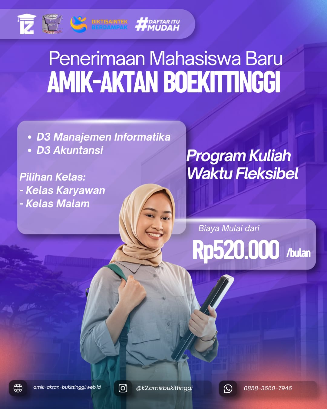 Kuliah Akhir Pekan di AMIK-AKTAN Bukittinggi