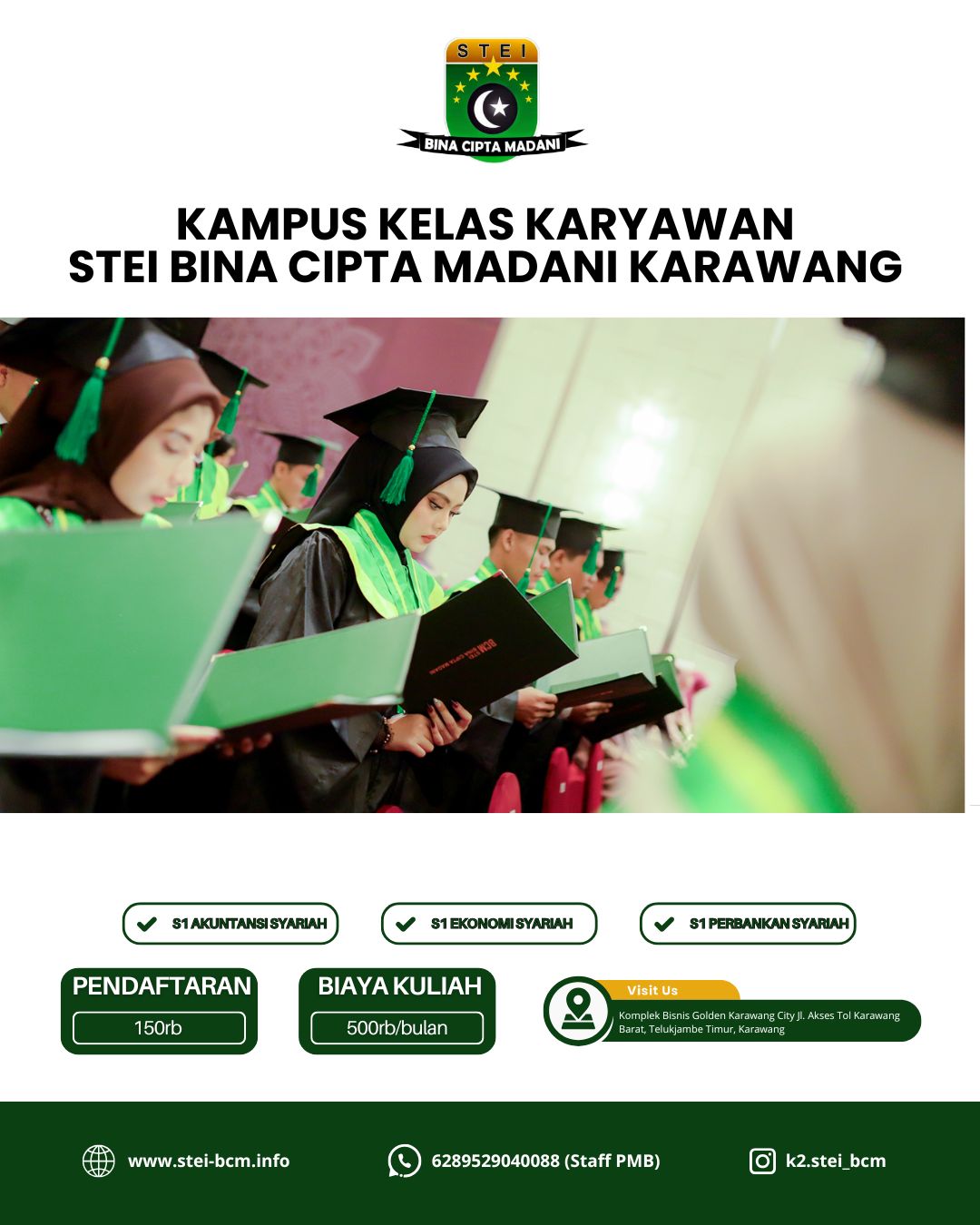 Kampus Kelas Karyawan STEI Bina Cipta Madani Karawang 
