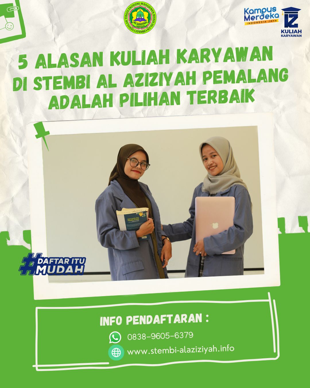 5 Alasan Kuliah Karyawan di Stembi Al Aziziyah Pemalang Adalah Pilihan Terbaik