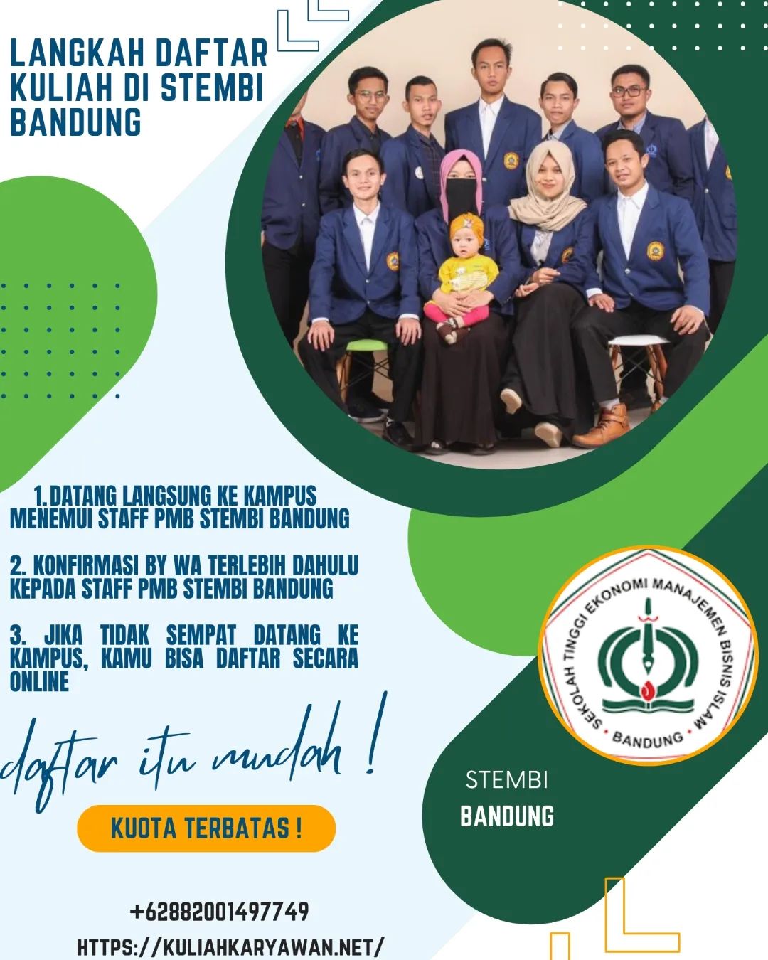 BATAS AKHIR PENDAPTARAN MAHASISWA BARU STEMBI BANDUNG 