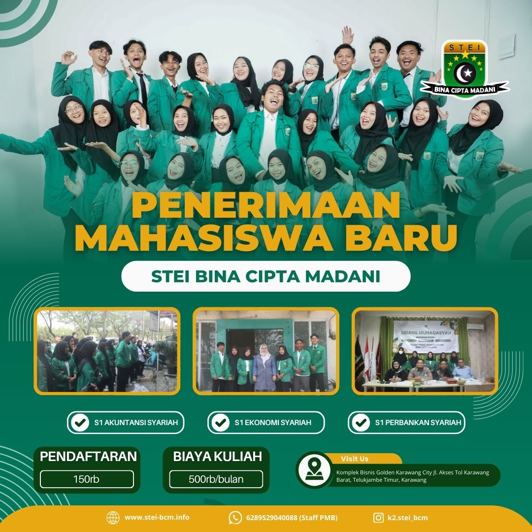 Penerimaan Mahasiswa Baru STEI BCM Karawang
