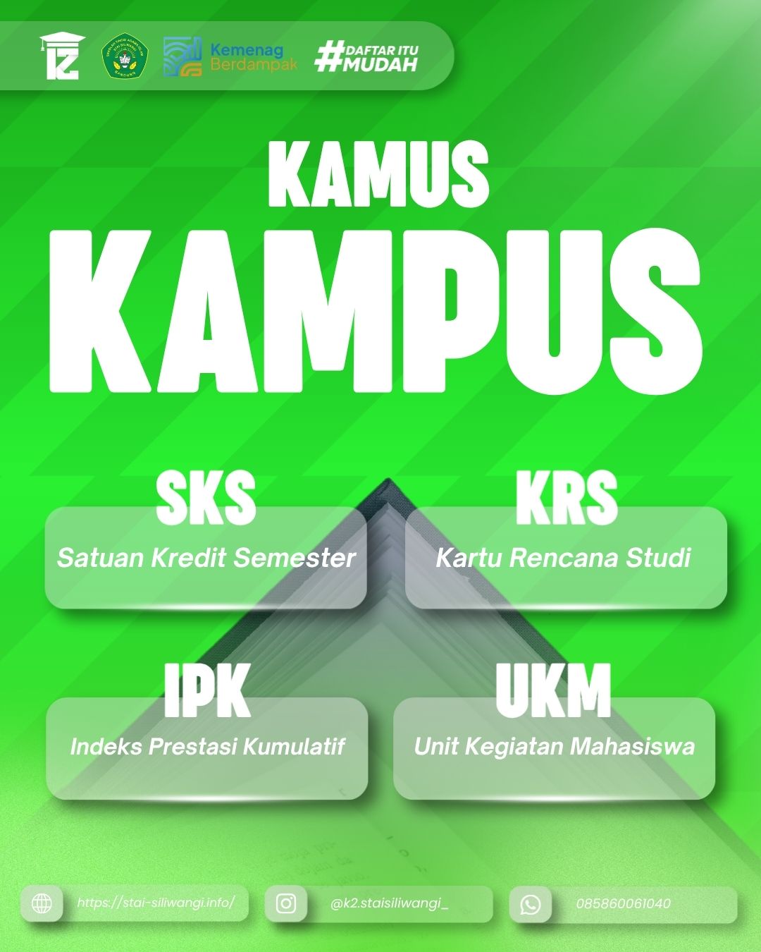 Kamus Istilah Kampus Penting untuk Mahasiswa Baru STAI Siliwangi