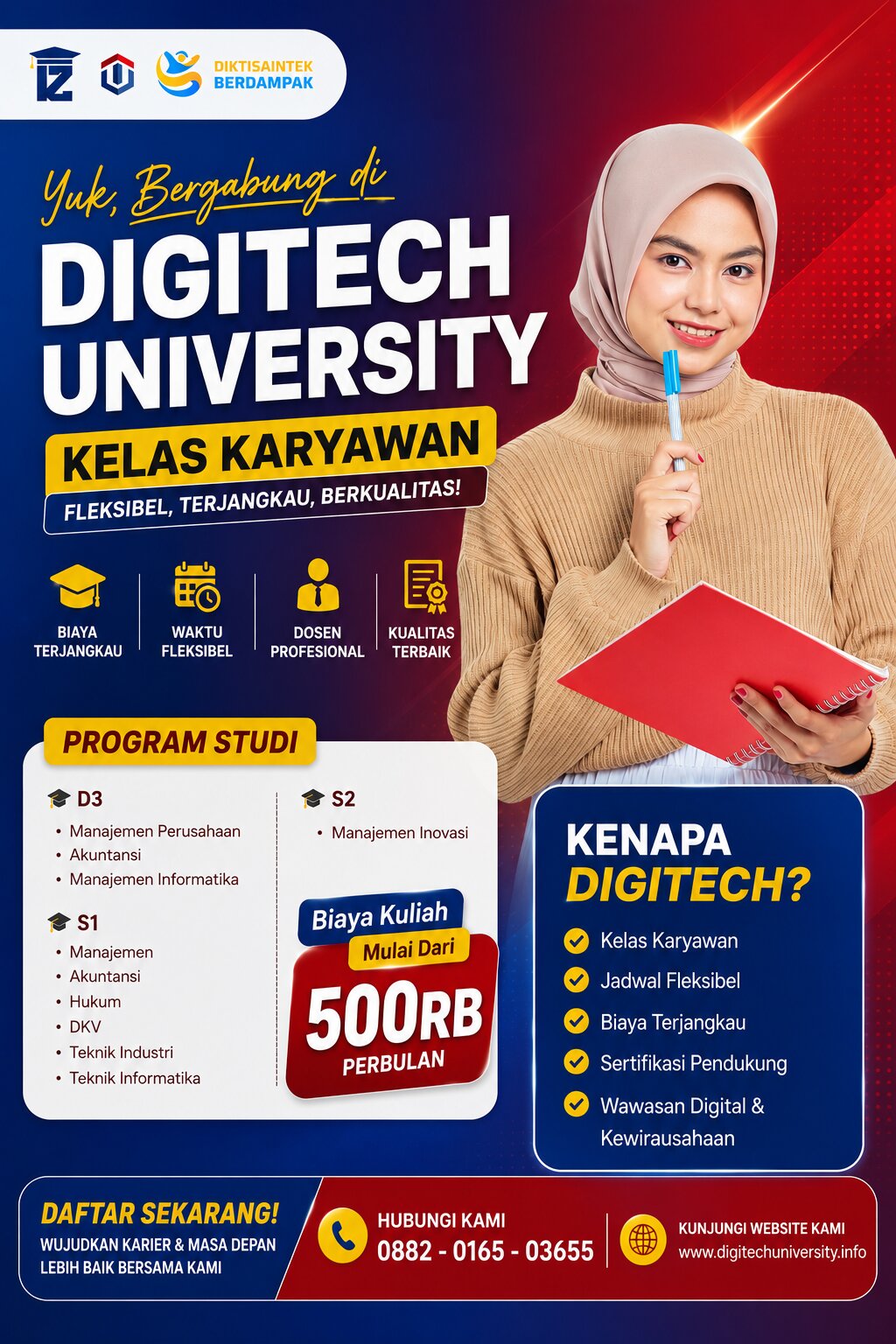 Kelas Karyawan Digitech University 2026