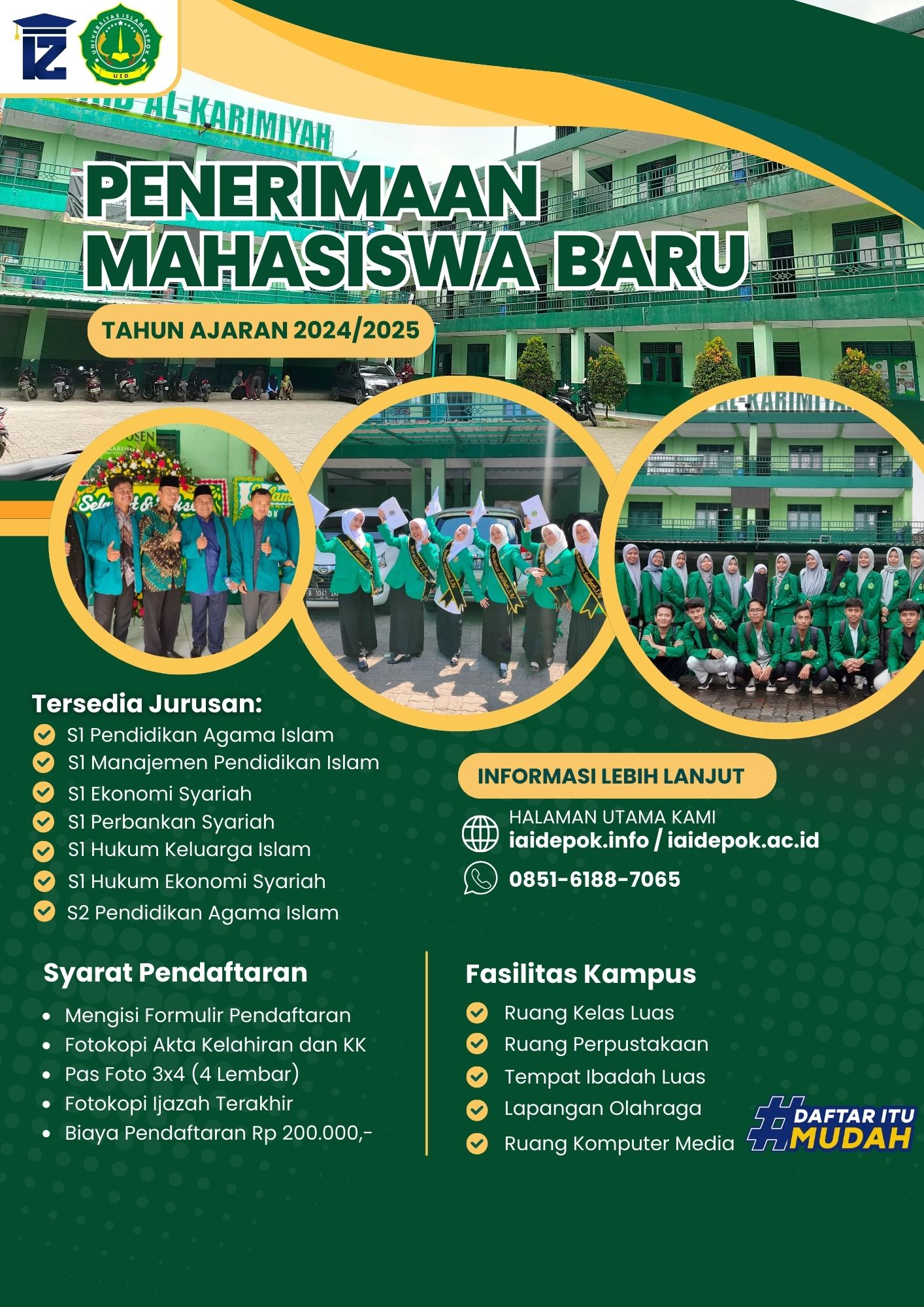 Daftar Kuliah Mudah Jurusan Perbankan Syariah di Universitas Islam Depok