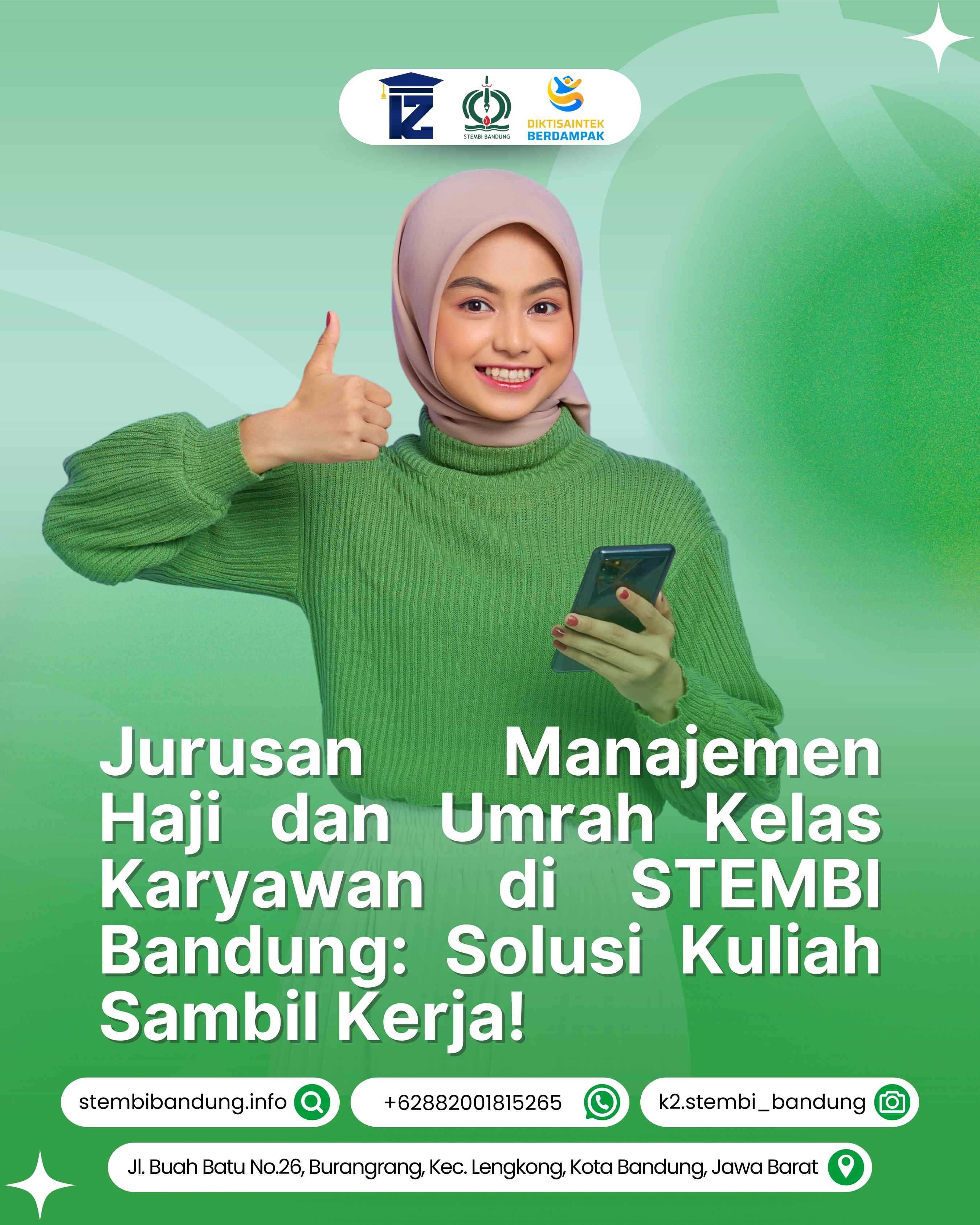 Jurusan Manajemen Haji dan Umrah Kelas Karyawan di STEMBI Bandung Solusi Kuliah Sambil Kerja