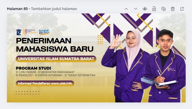 Kuliah online di kampus Universitas Islam Sumatera Barat UISB Padang Kelas Karyawan