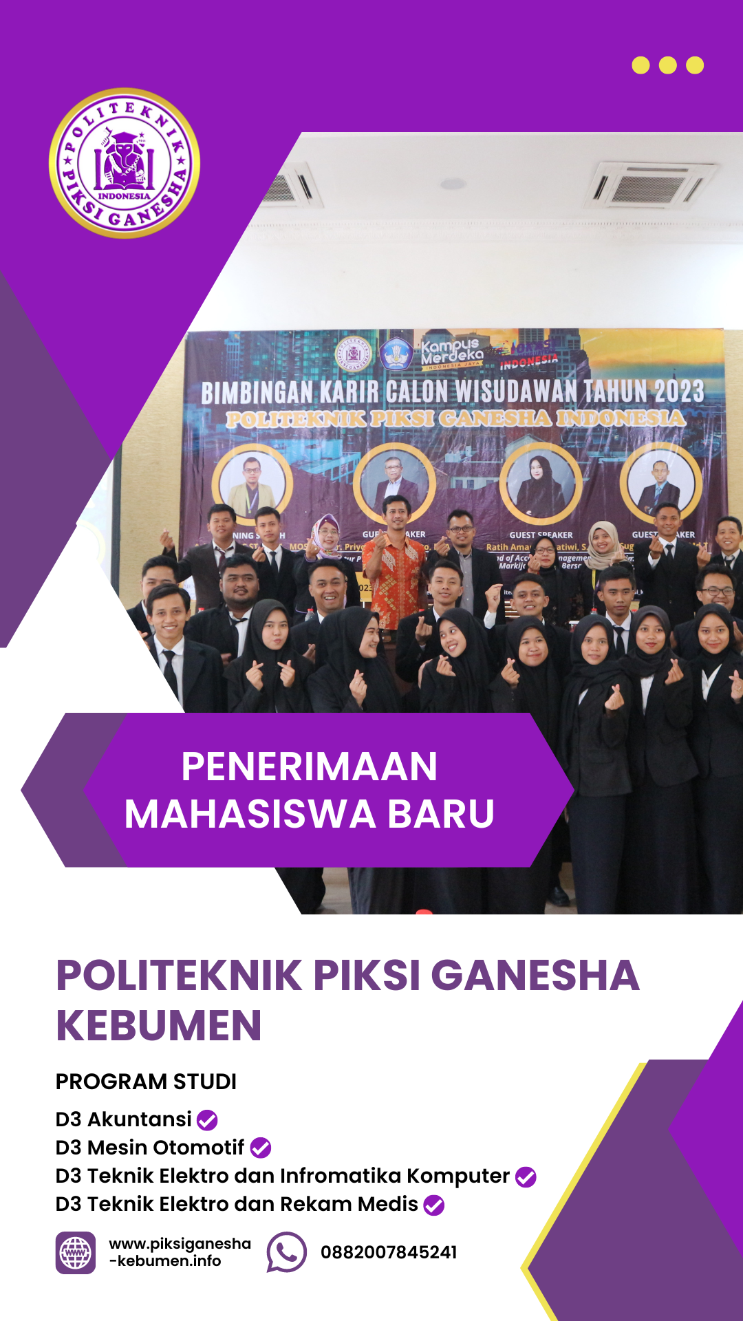 Jadilah Bagian Keluarga Dari Politeknik Piksi Ganesha Indonesia Kebumen