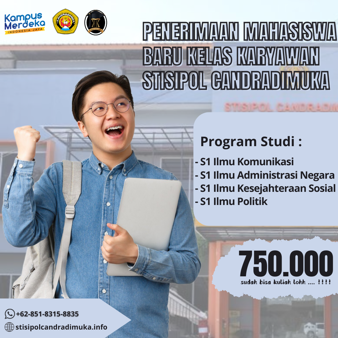 Kuliah Kelas Karyawan STISIPOL Candradimuka Palembang