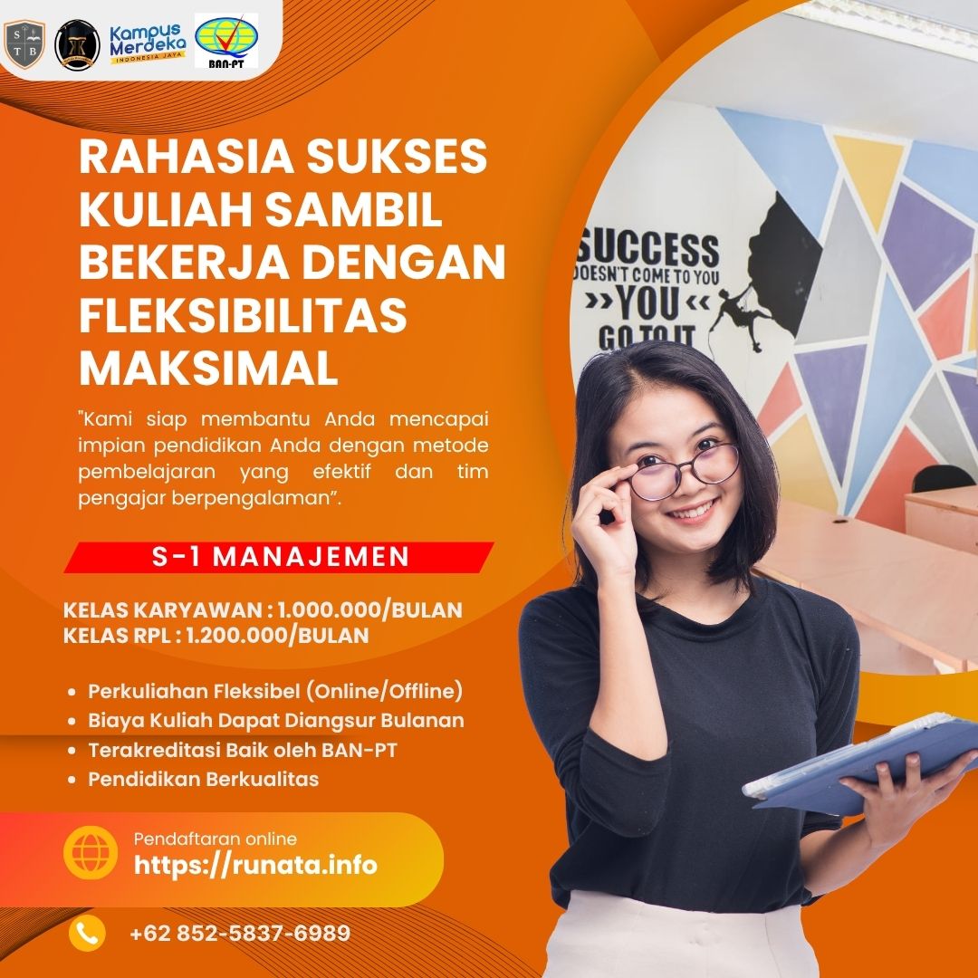 Kuliah Cepat di Sekolah Tinggi Bisnis Runata