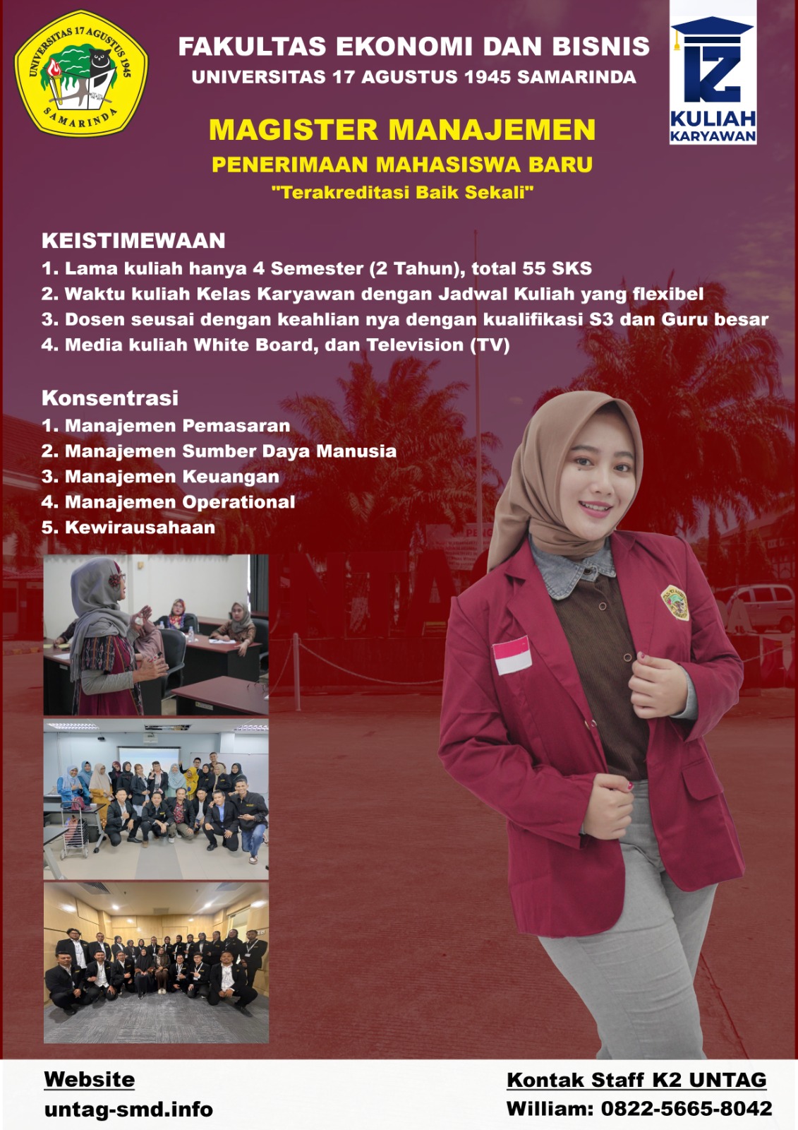 Cara Mendaftar Magister S2 Manajemen Di UNTAG Samarinda
