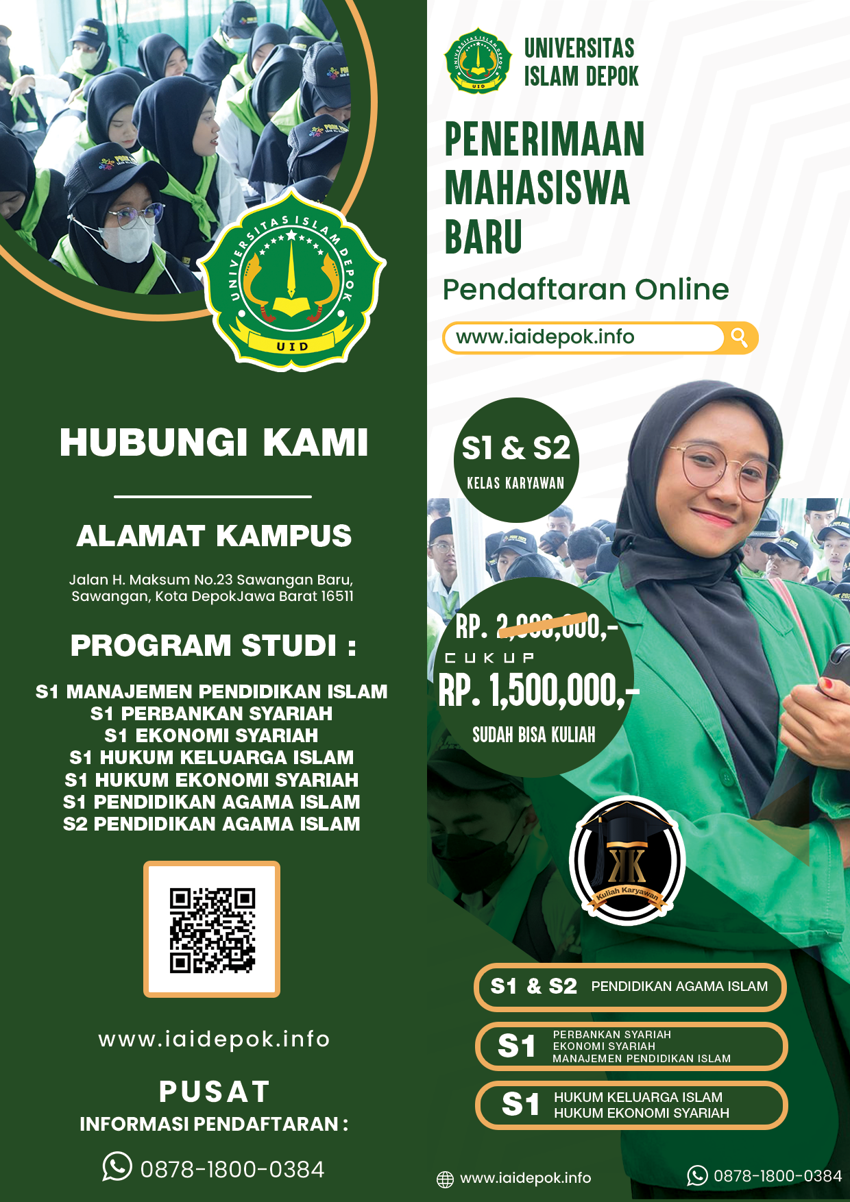 Info Jurusan Pendidikan Agama Islam di K2 Universitas Islam Depok