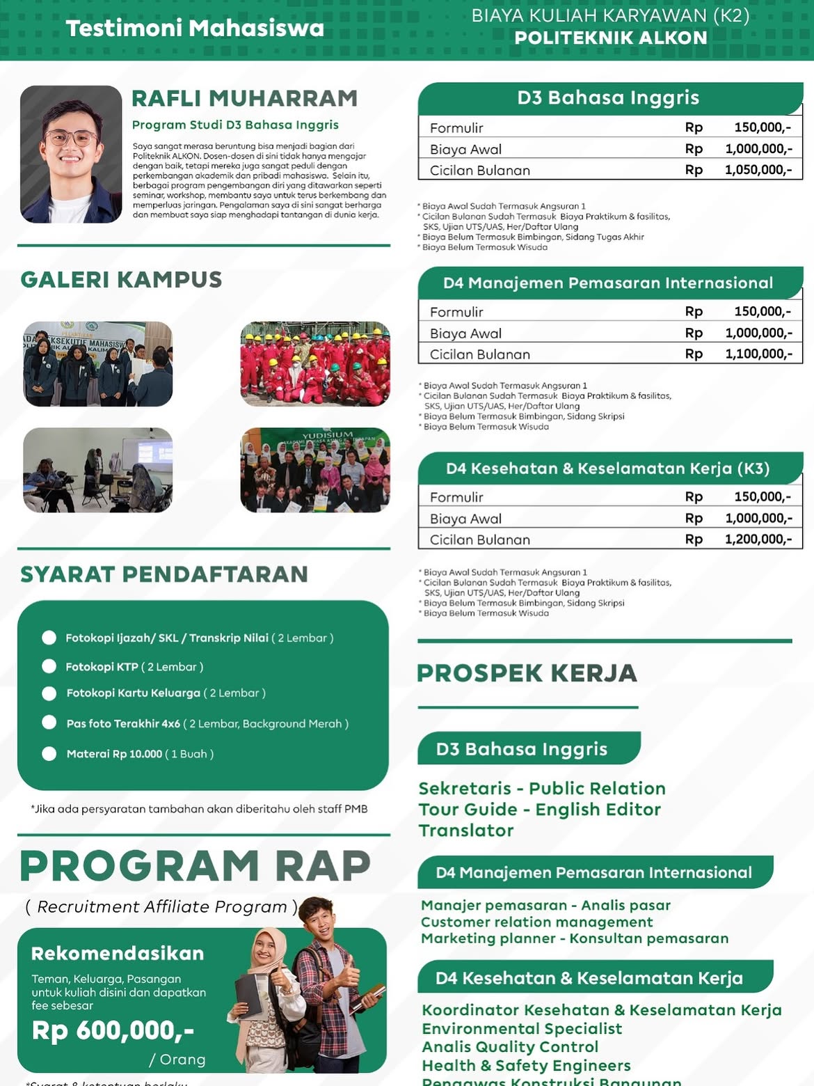 Kuliah K3 di Balikpapan Politeknik Alkon Kalimantan