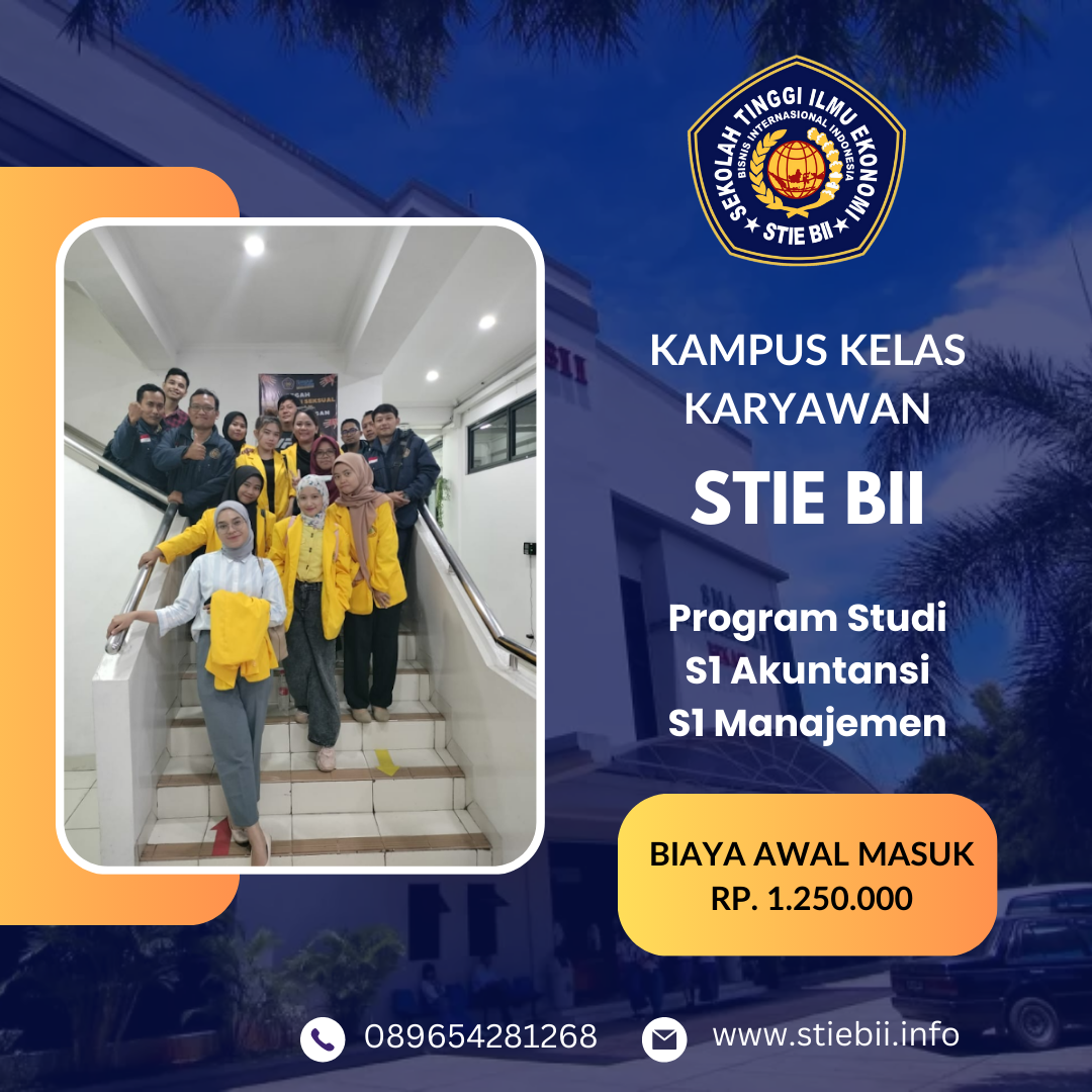 Tanggal Penutupan Pendaftaran Mahasiswa baru Kampus STIE BII