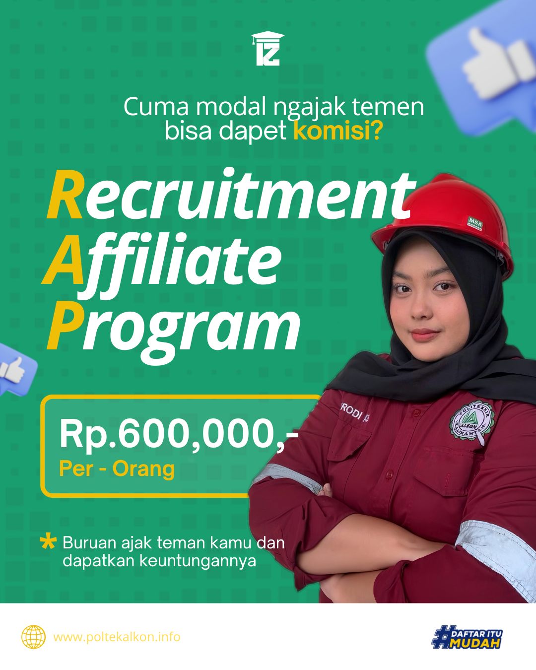 Program Affiliate dan Kuliah Kelas Karyawan Politeknik Alkon Kalimantan di Balikpapan