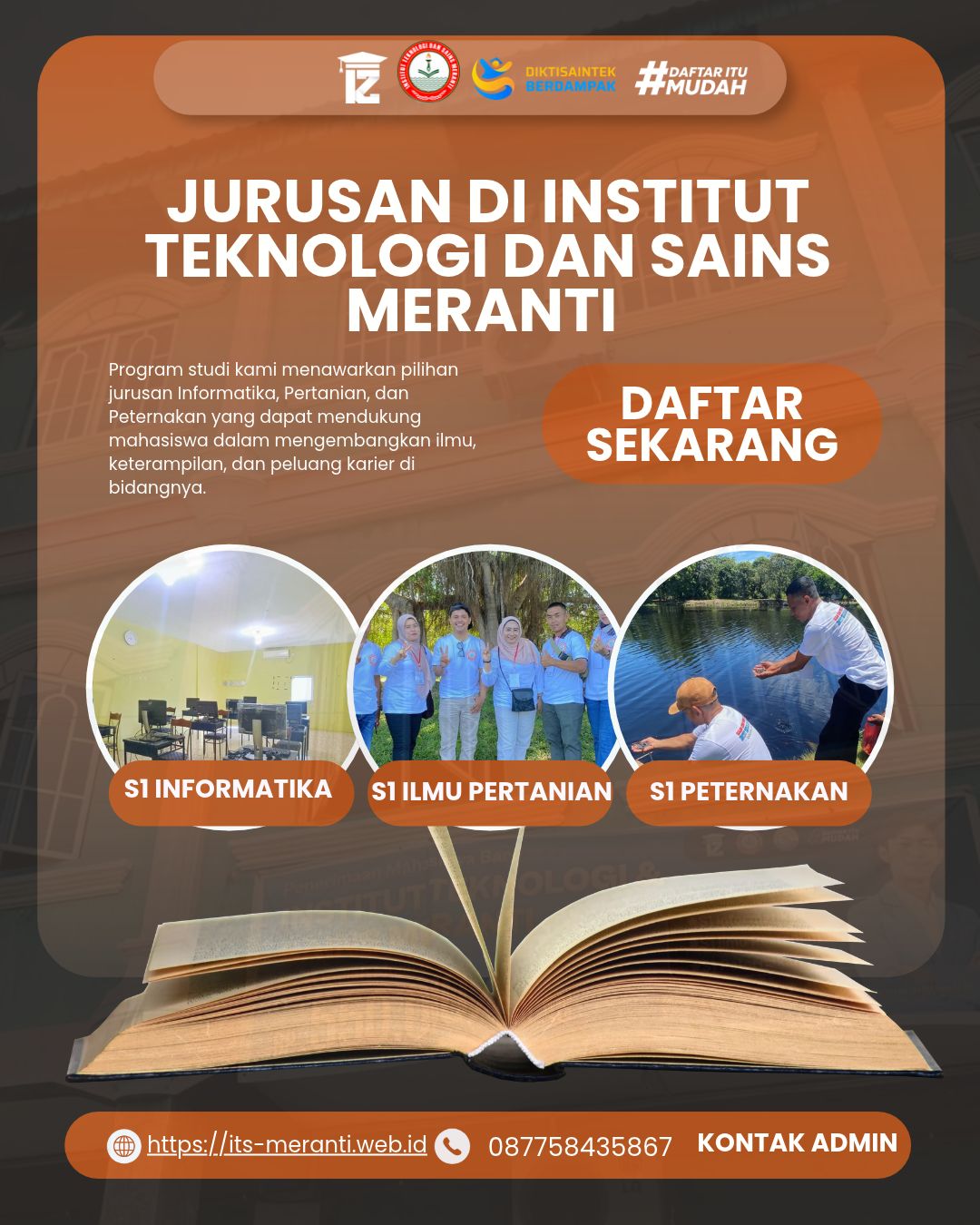 Jurusan di Institut Teknologi  Dan Sains Meranti  