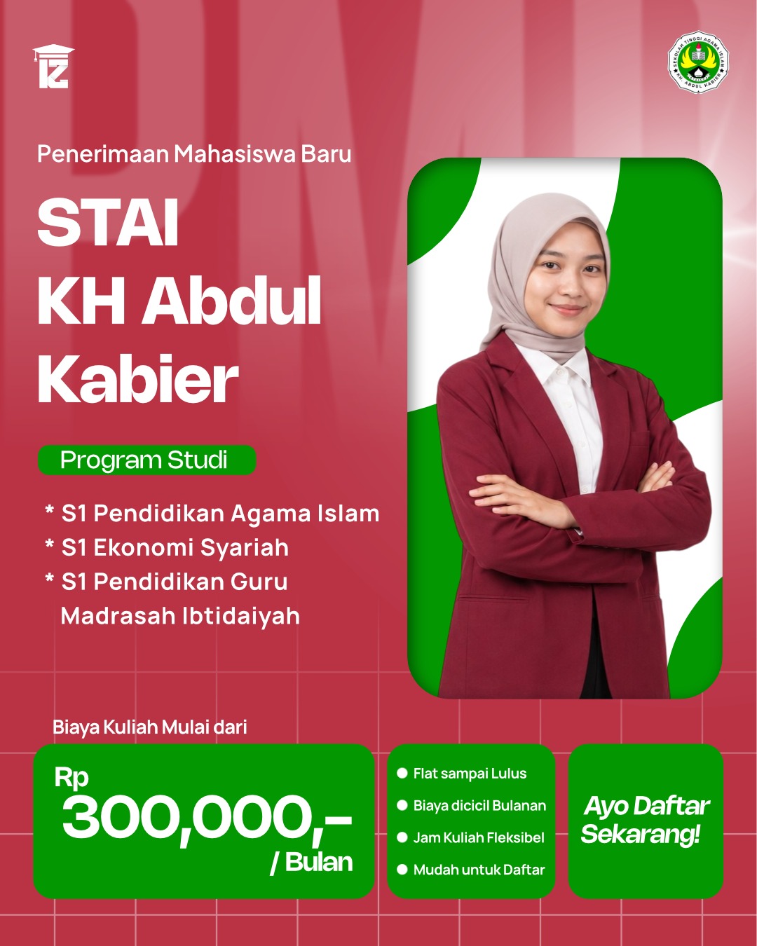 Kuliah terjangkau Jurusan S1 PGMI STAI KH Abdul Kabier Serang Banten