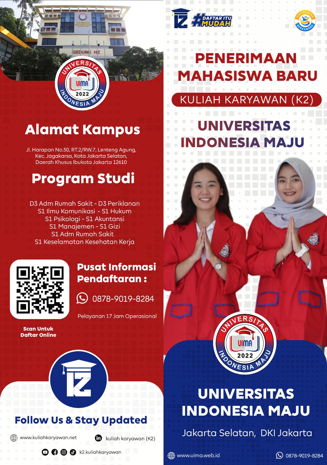 Kuliah Sambil Kerja Daftar Di Kelas Karyawan UIMA