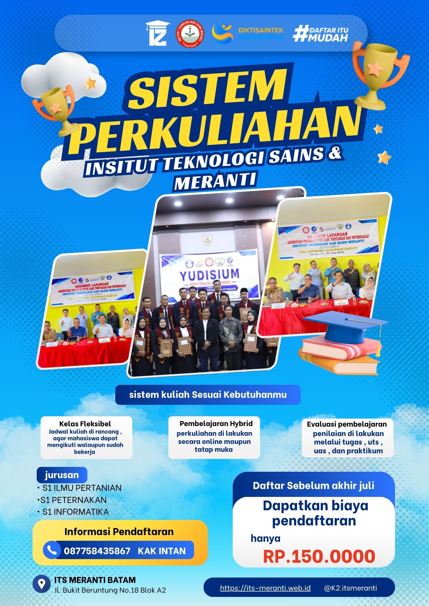 Sistem Perkuliahan Insitut Teknologi Sains Meranti 