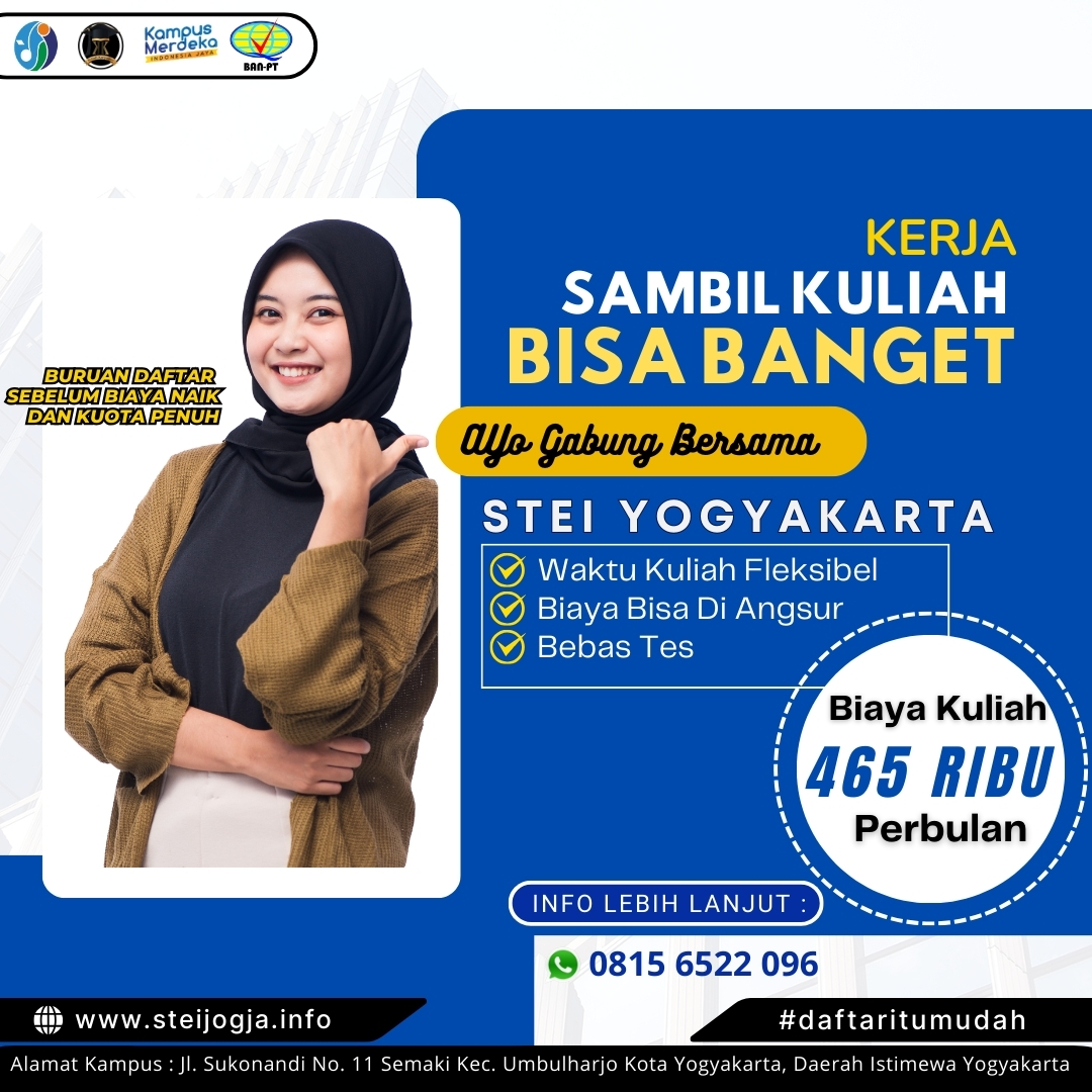 Penerimaan Mahasiswa Baru STEI Yogyakarta Tahun 2024