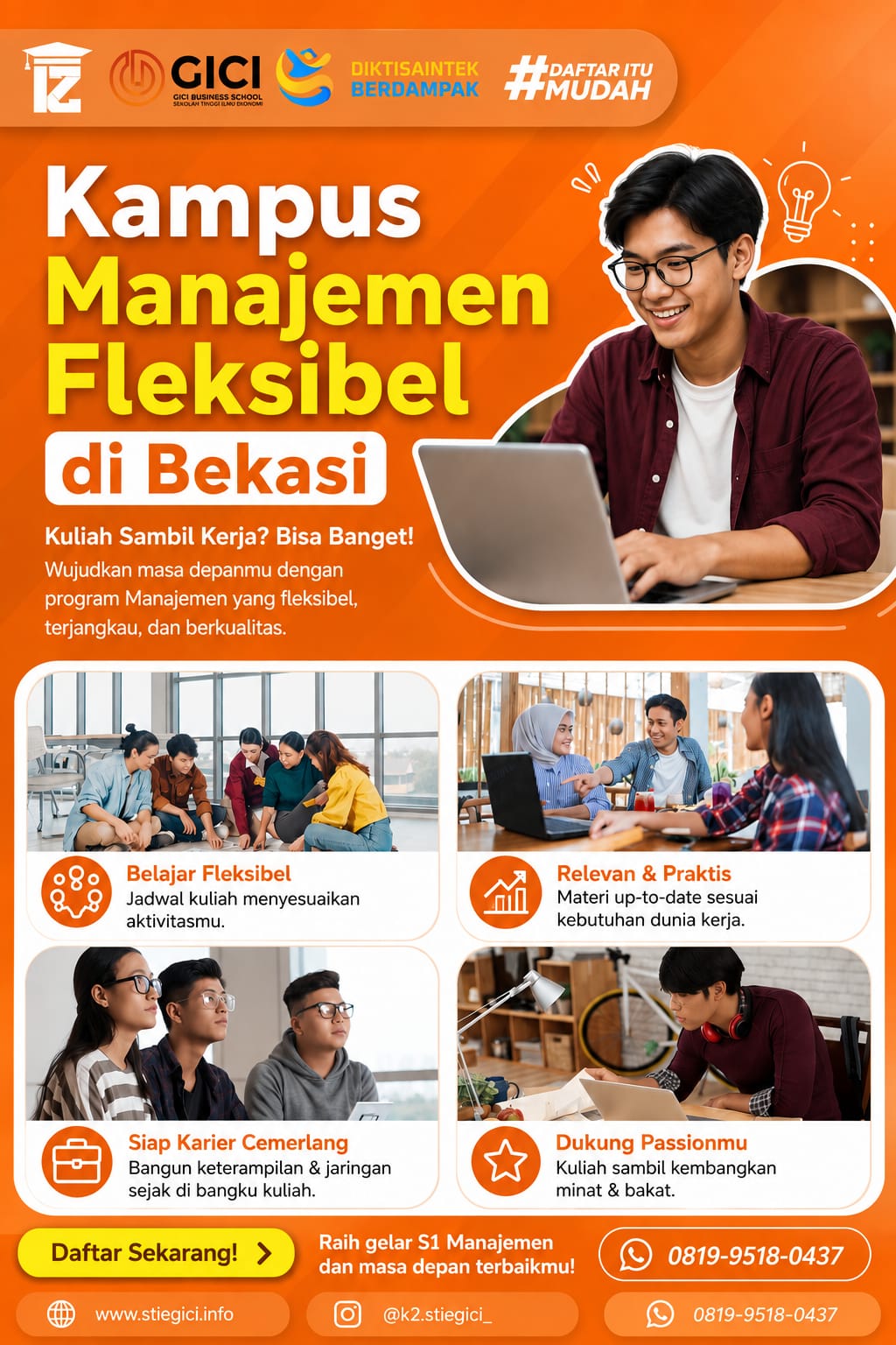 Kampus Manajemen Fleksibel di Bekasi