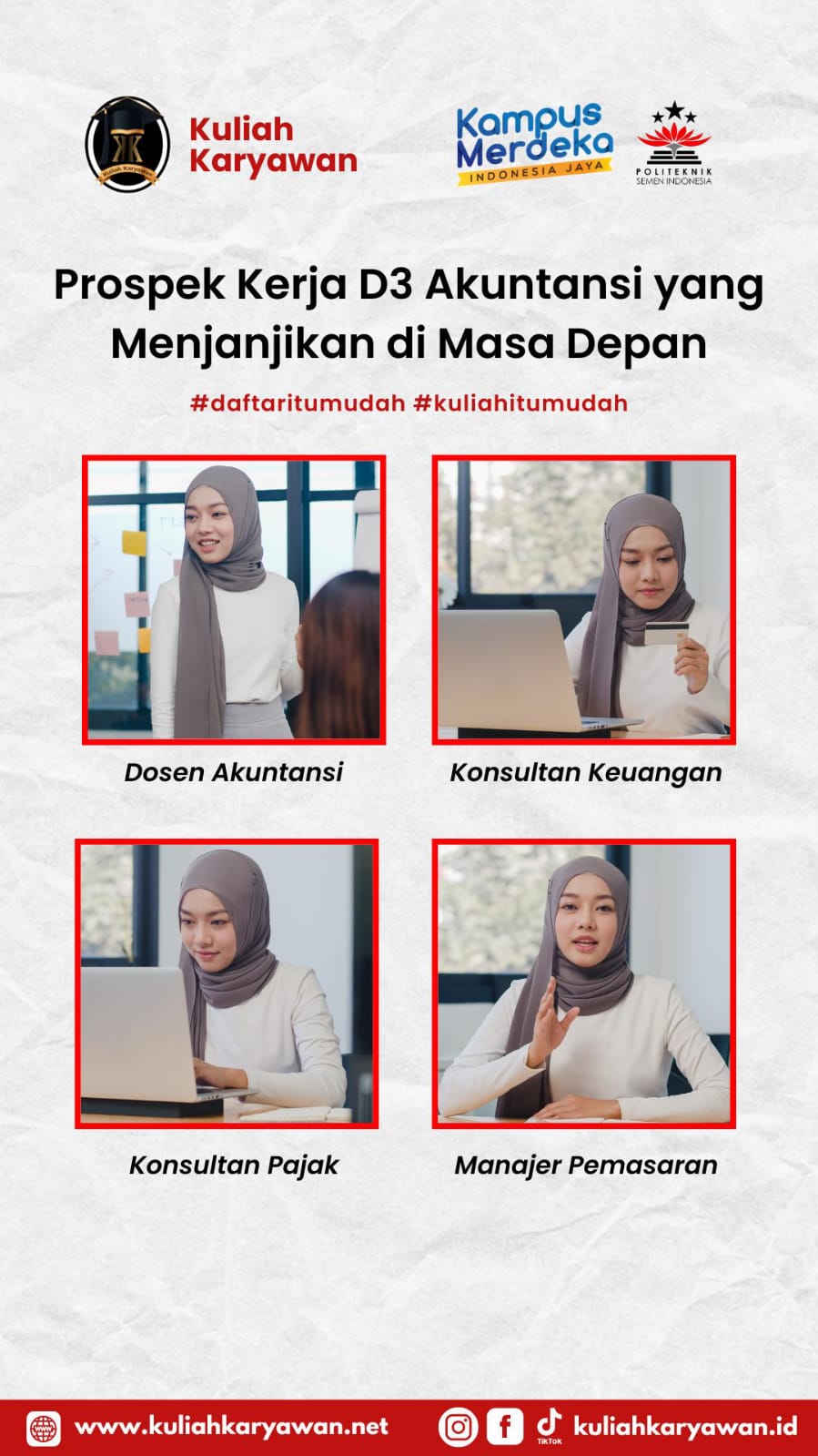 Masa Depan Cerah Bersama D3 Akuntansi Kelas Karyawan