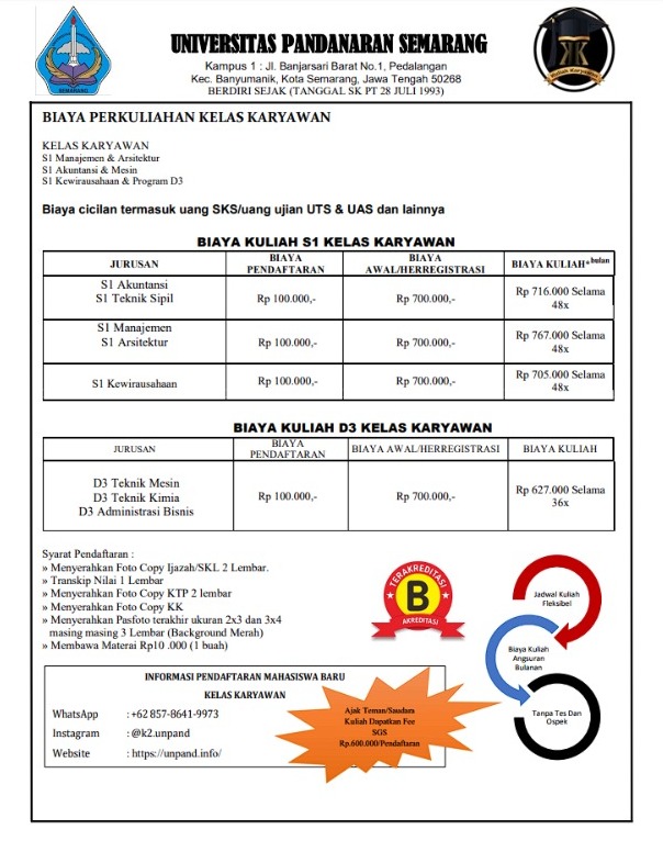 Daftar Online Universitas pandanaran