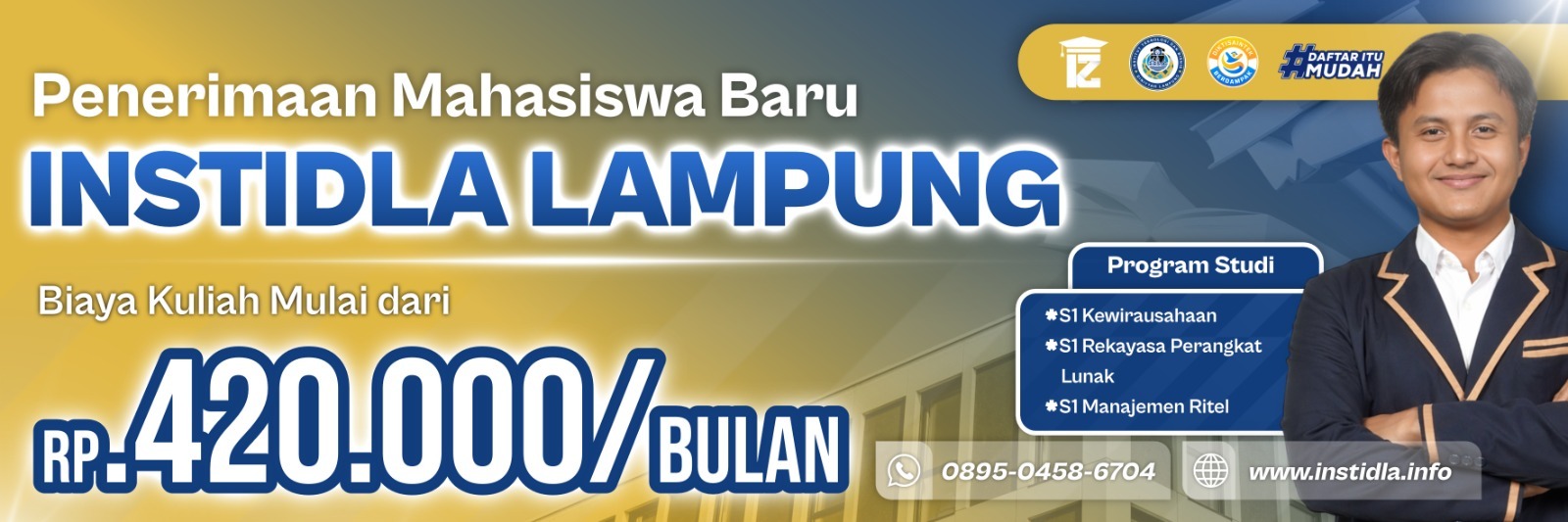 Kuliah Kelas Karyawan Kampus INSTIDLA LAMPUNG 